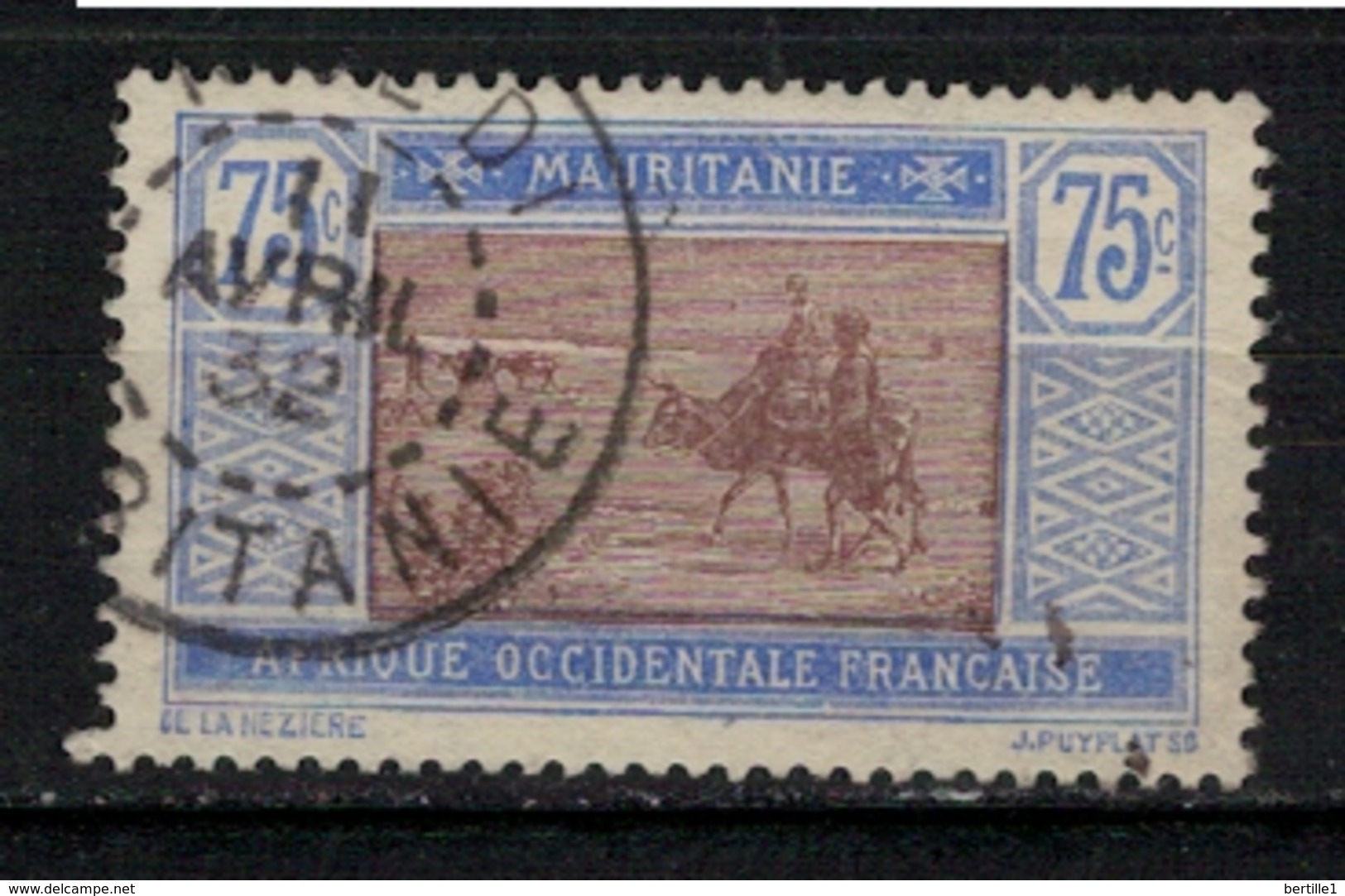 MAURITANIE     N° YVERT  :    30    ( 23 )         OBLITERE       ( S D ) - Oblitérés