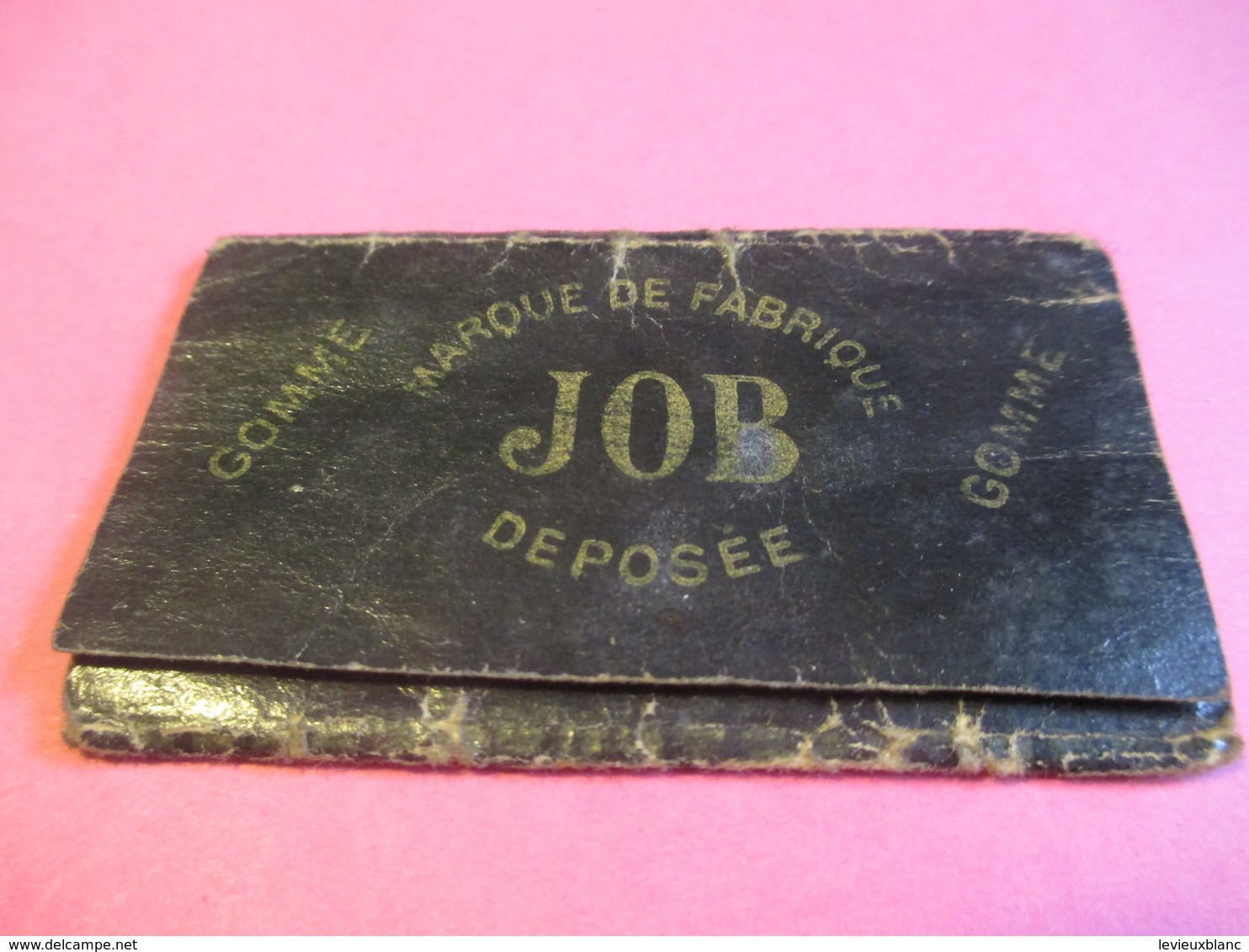 Carnet Papier Cigarettes/JOB /Bardoux/Couverture Souple Noire /Vers 1920-1950  CIG59 - Autres & Non Classés