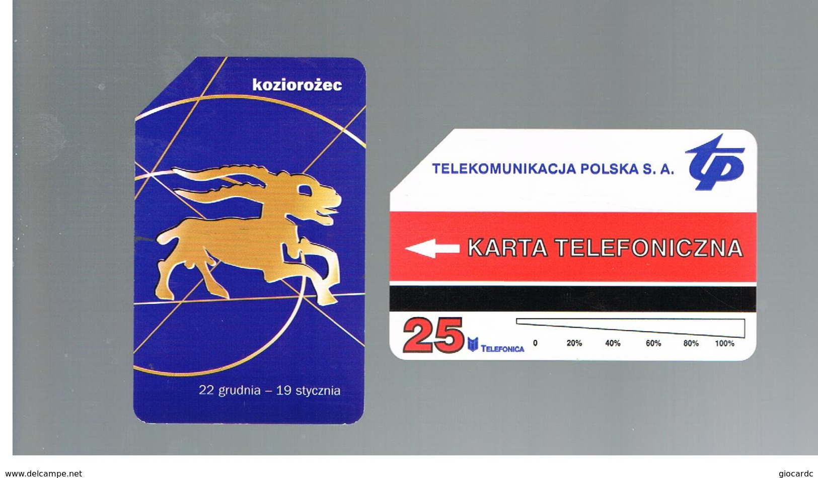 POLONIA (POLAND) - TP  -  ZODIAC, HOROSCOPE: CAPRICORN - USED - RIF. 10189 - Zodiaque