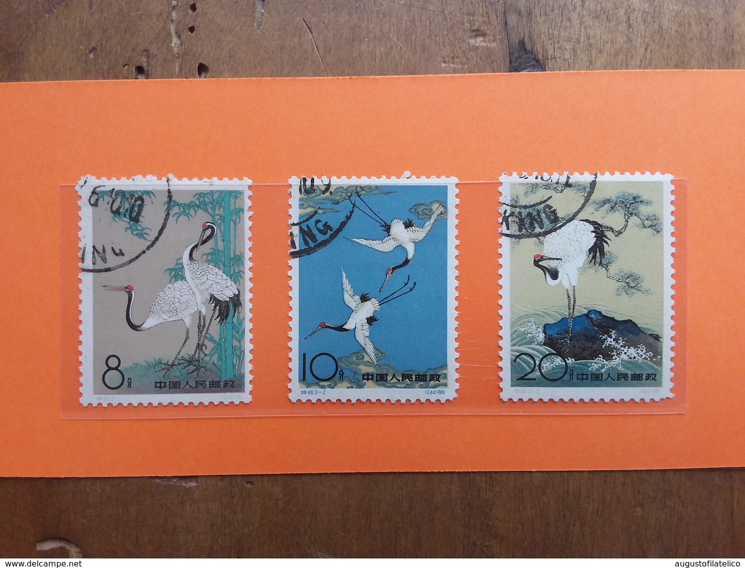 CINA - Gru Sacre Serie Completa - Timbrati + Spese Postali - Used Stamps