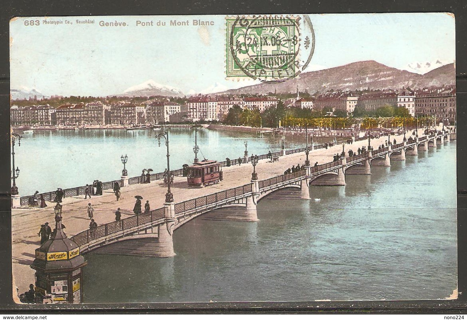 Carte P  De Genève ( Pont Du Mont Blanc ) - Genève