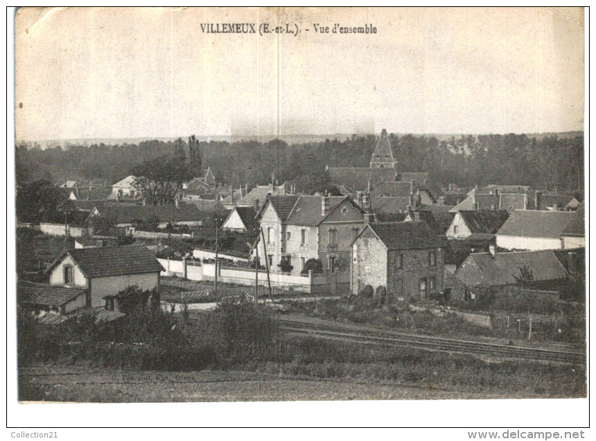 VILLEMEUX .... VUE D ENSEMBLE - Villemeux-sur-Eure