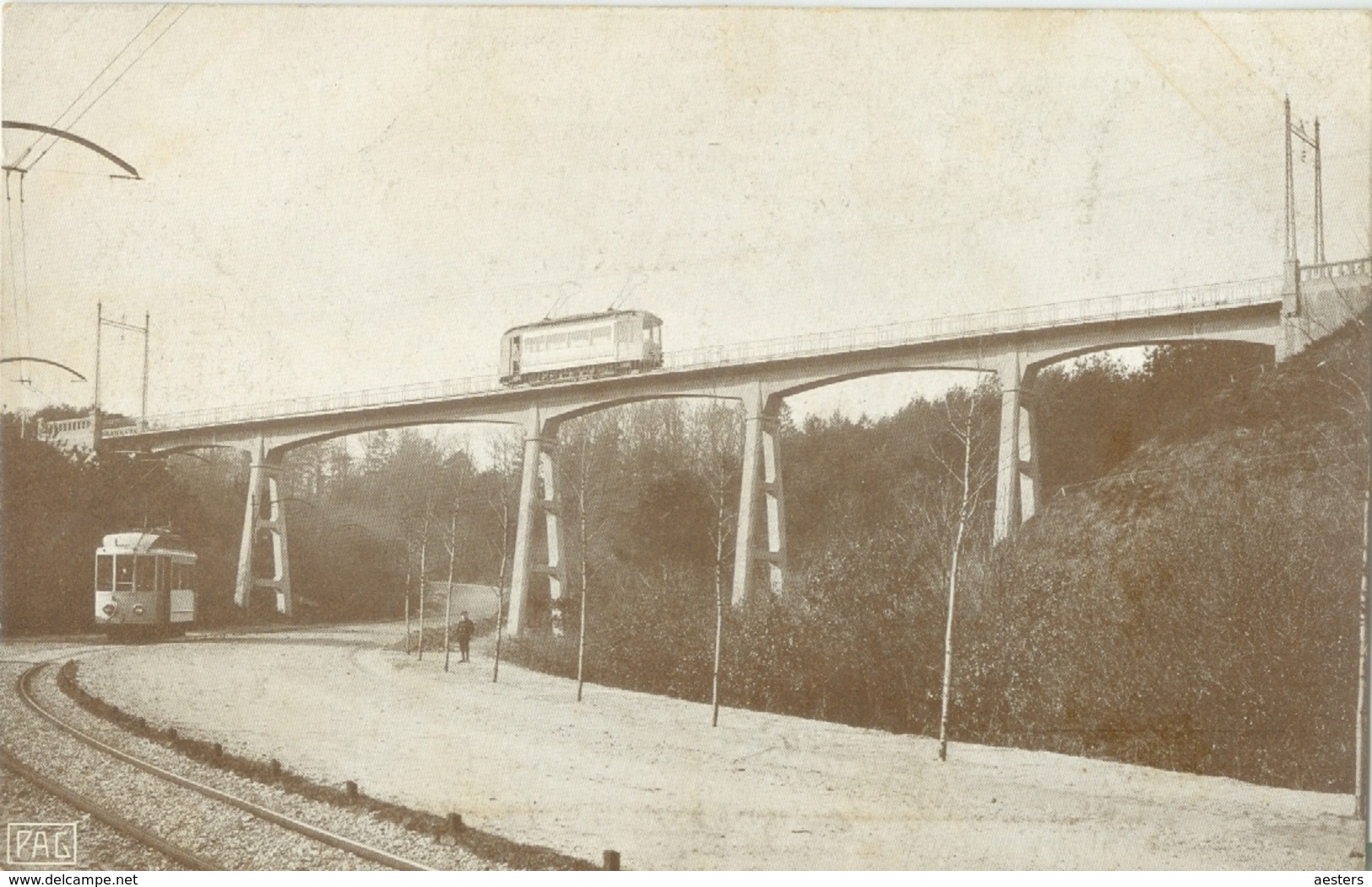 Berg En Dal; Bergspoor. Trambrug En Van Randwijckweg (Tramway) - Niet Gelopen. (N.V. Mooi Nederland) - Autres & Non Classés