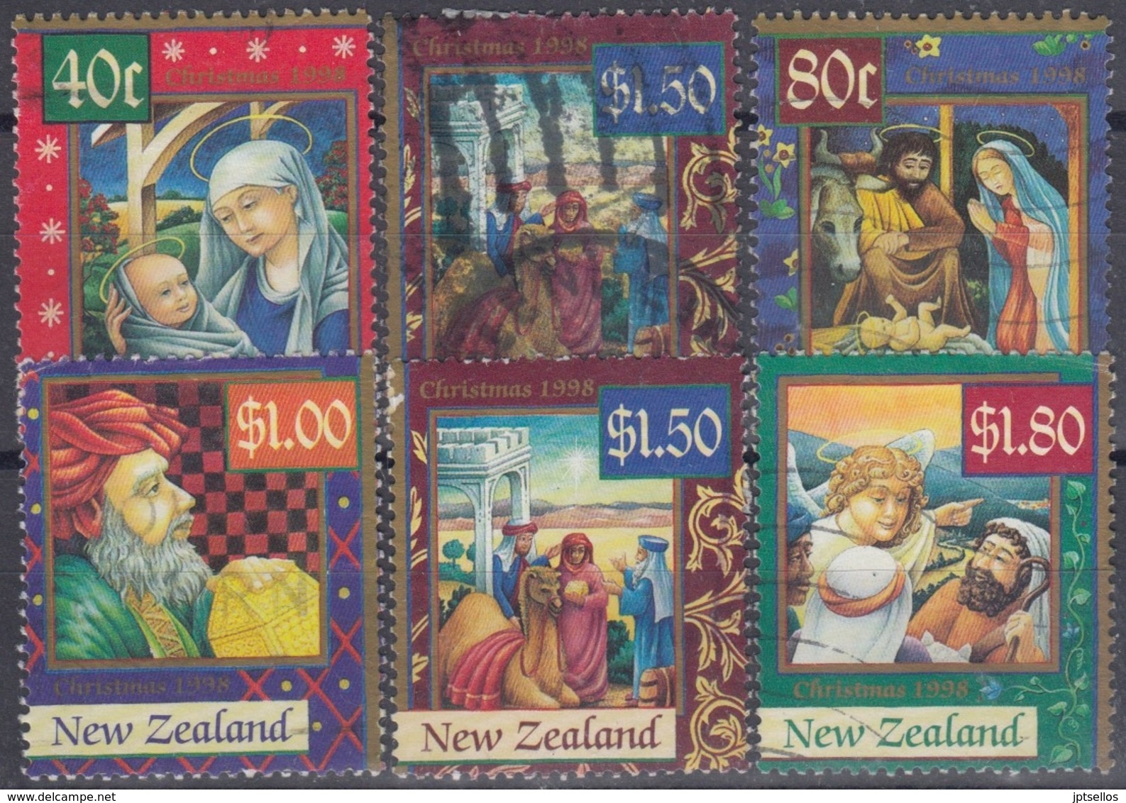 NUEVA ZELANDA 1998 Nº 1643/48 USADO - Used Stamps