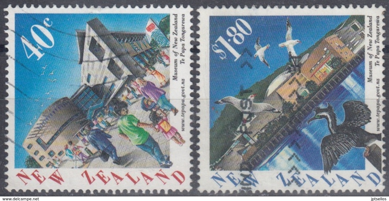 NUEVA ZELANDA 1998 Nº 1590/91 USADO - Gebraucht