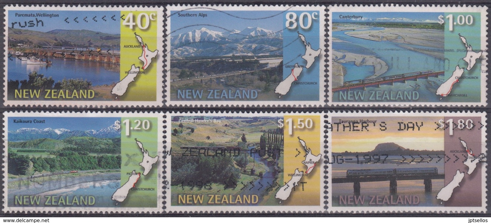 NUEVA ZELANDA 1997 Nº 1548/53 USADO - Used Stamps