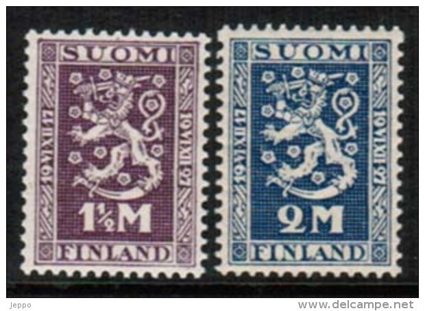 1927 Finland Independent 10 Years, Full Set  **. - Unused Stamps