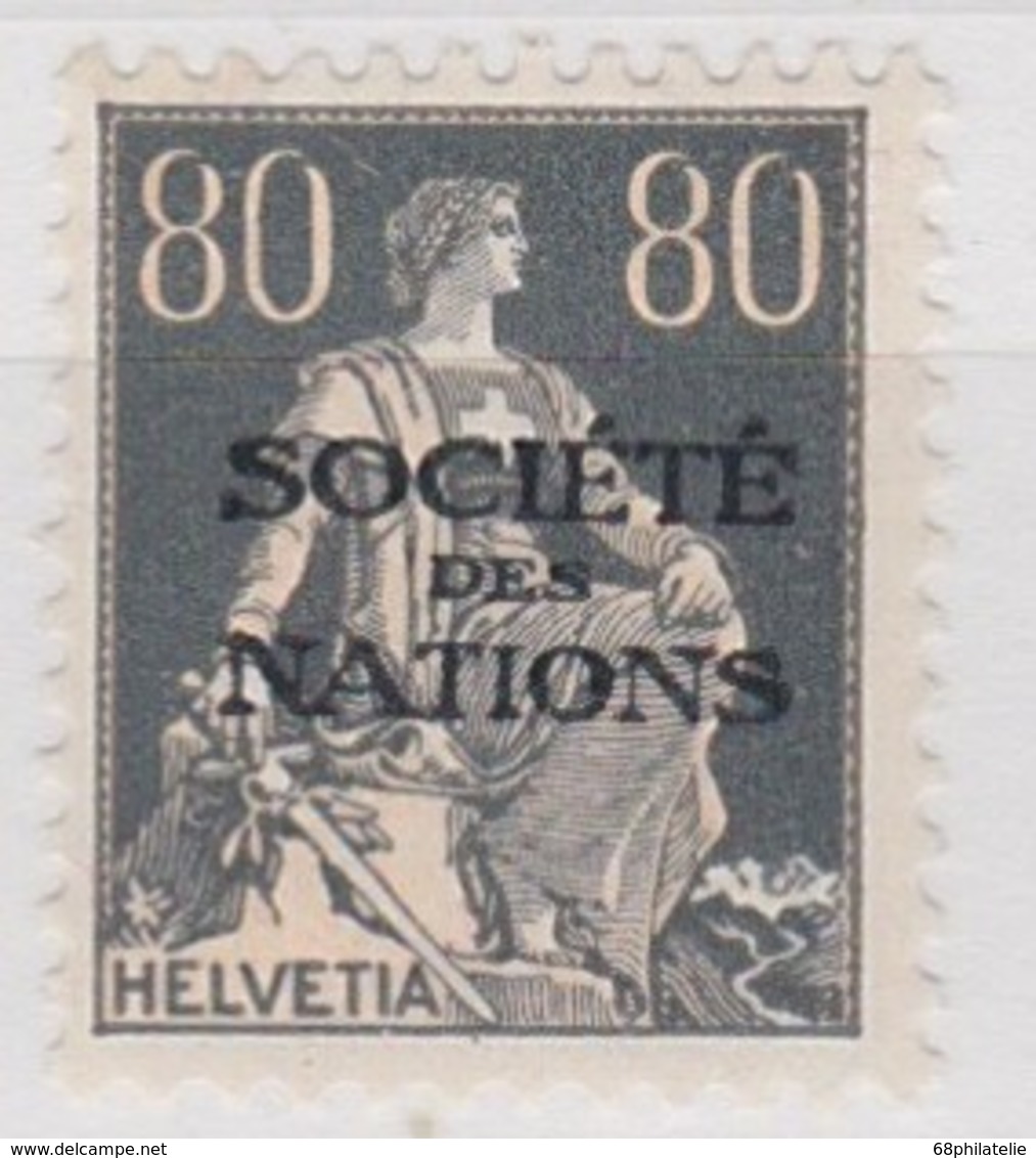 SUISSE 1922 STE DES NATIONS CATALOGUE  SBK N° 11** - Unused Stamps