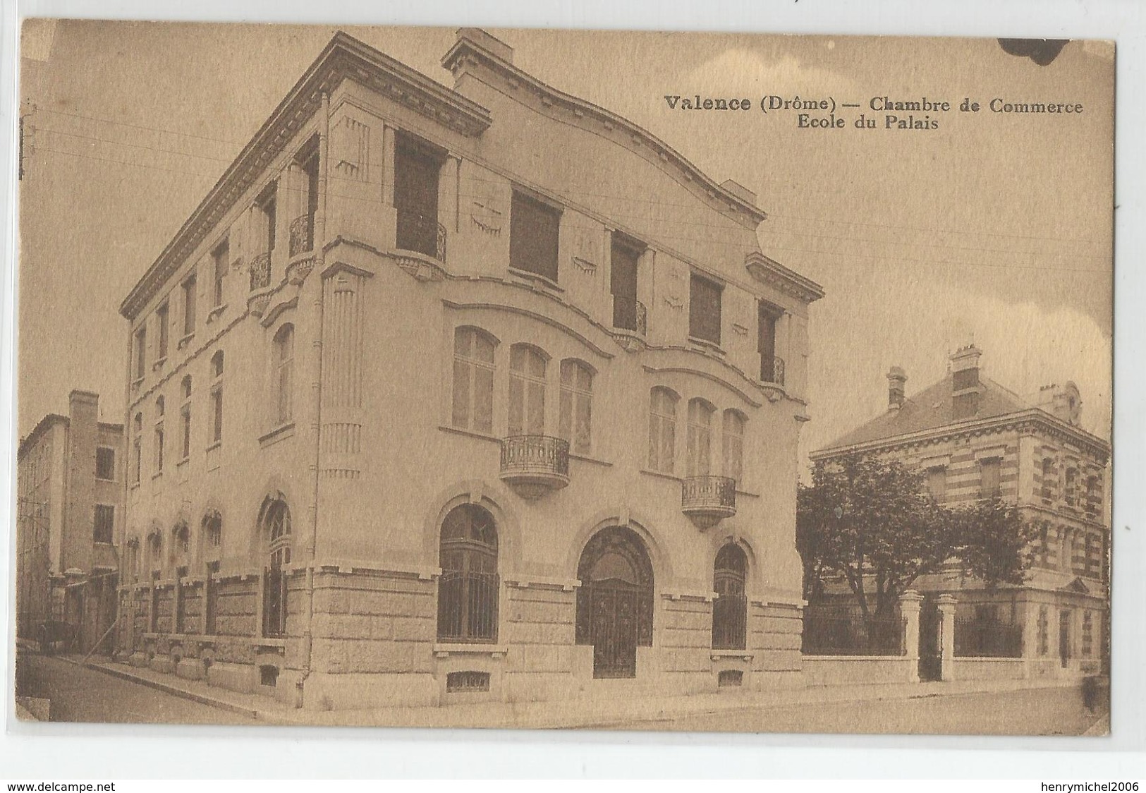 26 Drome - Valence Chambre De Commerce école Du Palais Ed Maisonneuve , Tabac - Valence