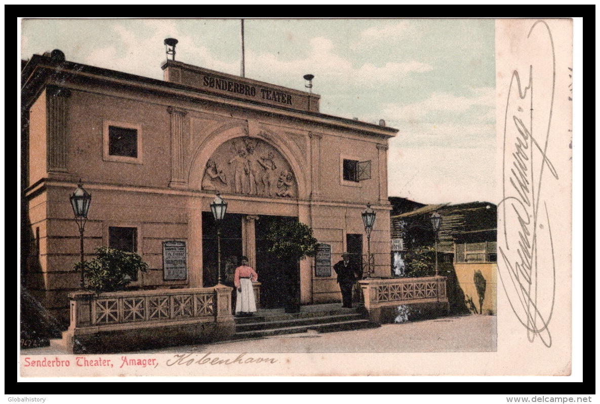 DD2740  DENMARK  SONDERBRO  THEATER AMAGER  POSTCARD - Danemark