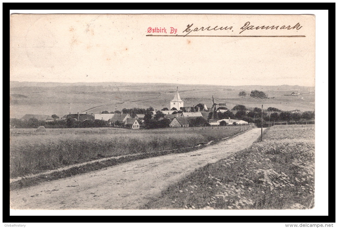 DD2744  DENMARK  OSTBIRK BY GREAT BIRD'S EYE VIEW   POSTCARD - Danemark