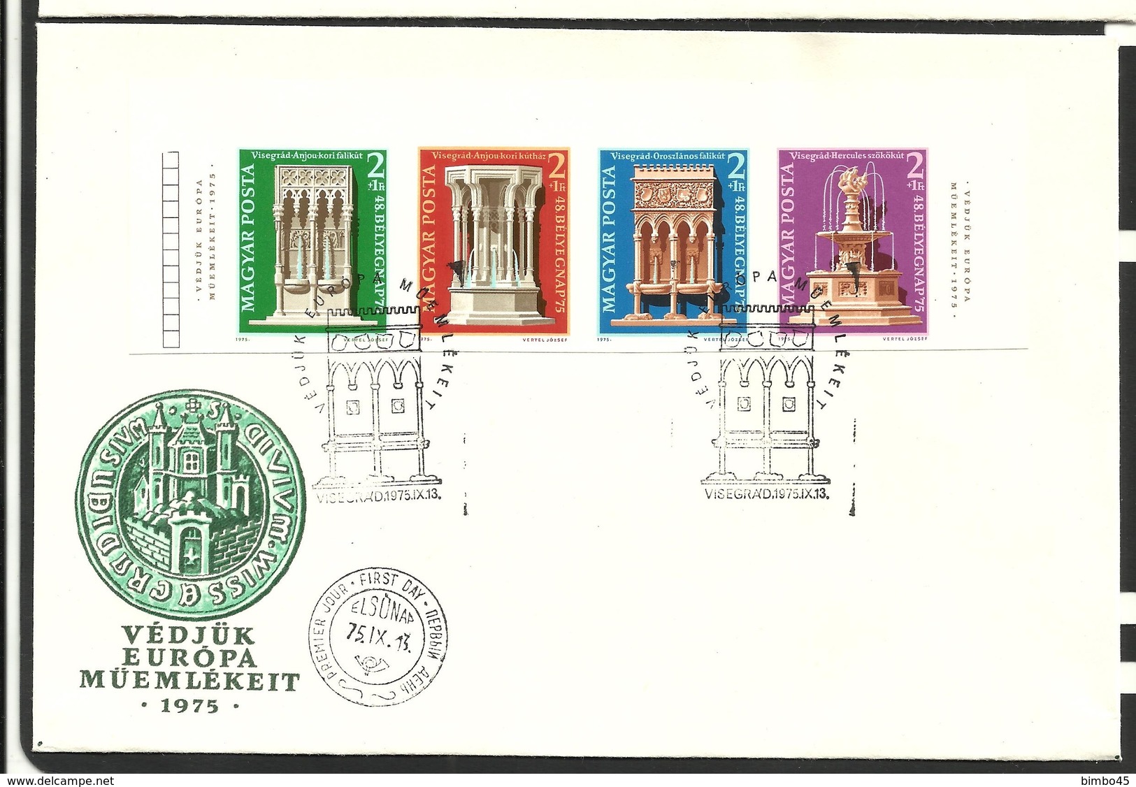 HUNGARY 1975 FDC Mi.no.3060-3063  A + B - FDC