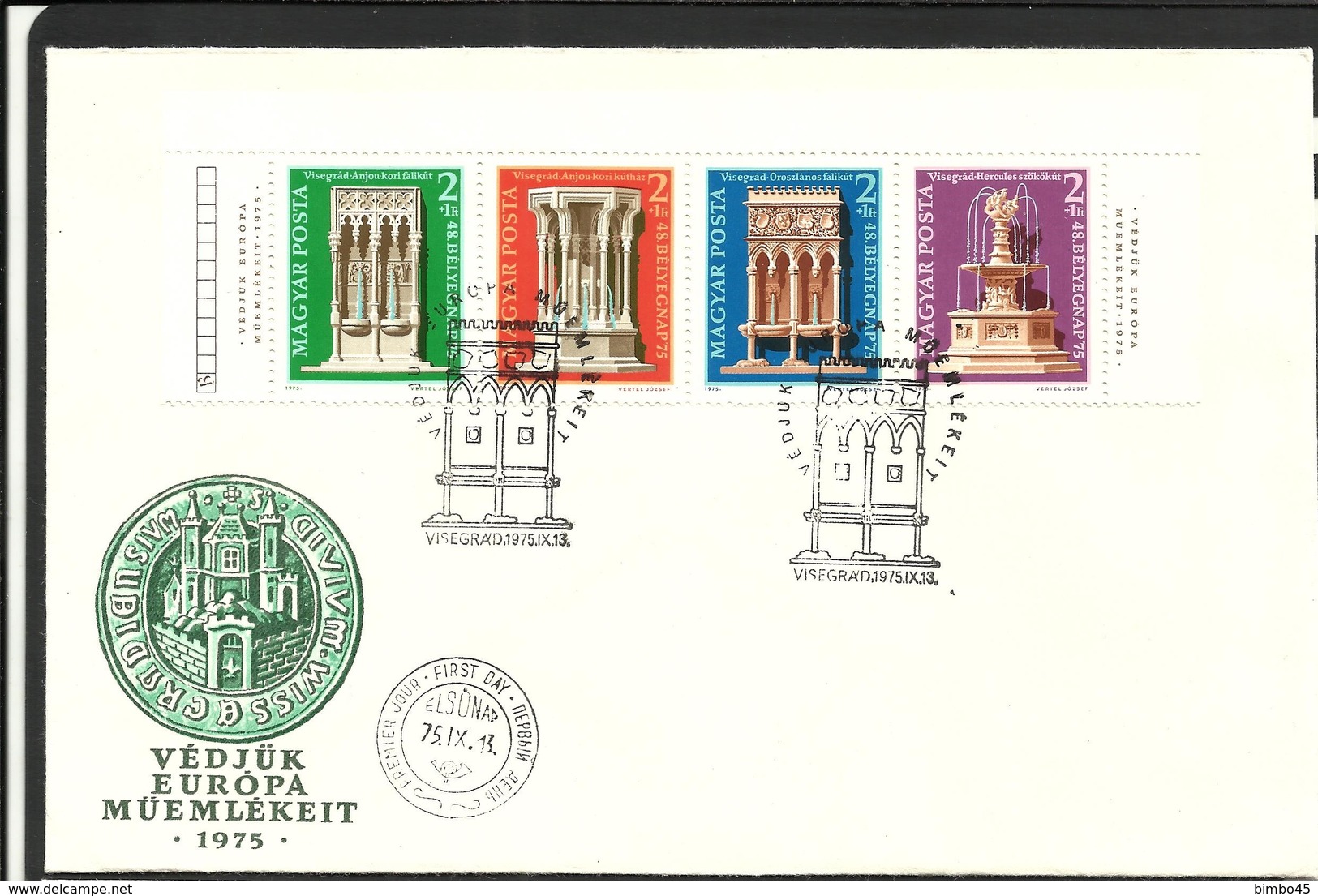 HUNGARY 1975 FDC Mi.no.3060-3063  A + B - FDC