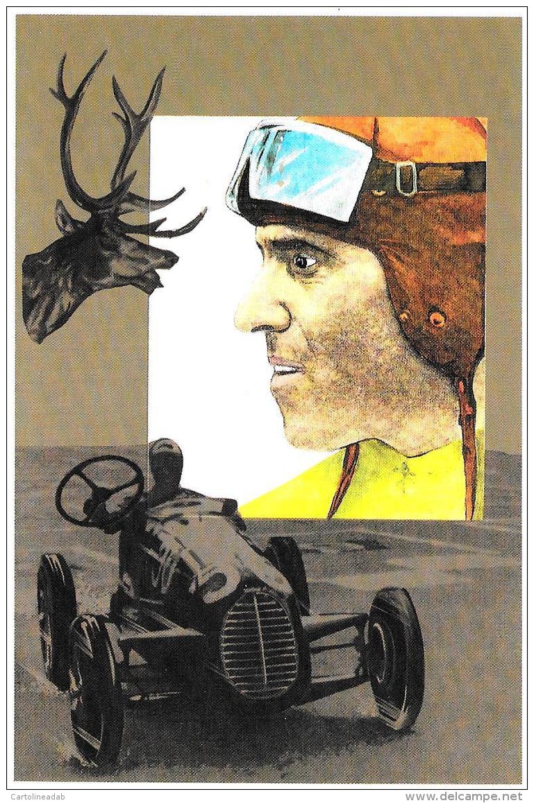 [MD1254] CPM - TAZIO NUVOLARI 1892/1992 GLI INCIDENTI - DISEGNO DI CIOTTO ASS. - Non Viaggiata - Altri & Non Classificati