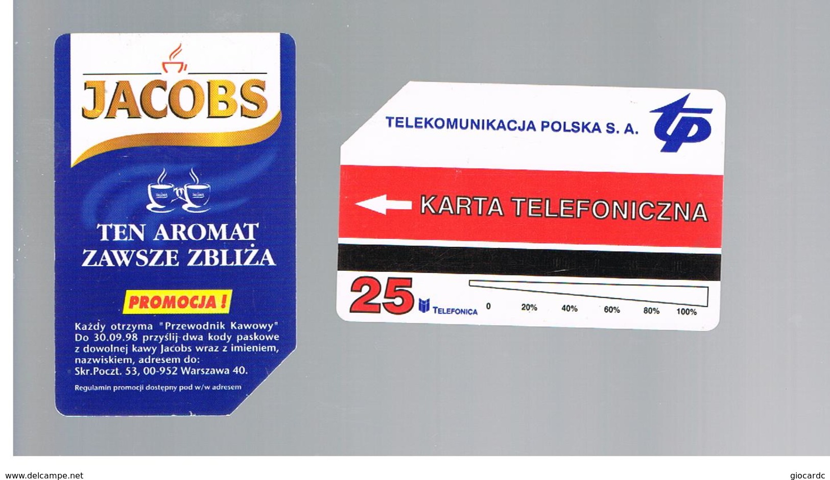 POLONIA (POLAND) - TP  -  1998 JACOBS             -                 USED - RIF. 10190 - Alimentation