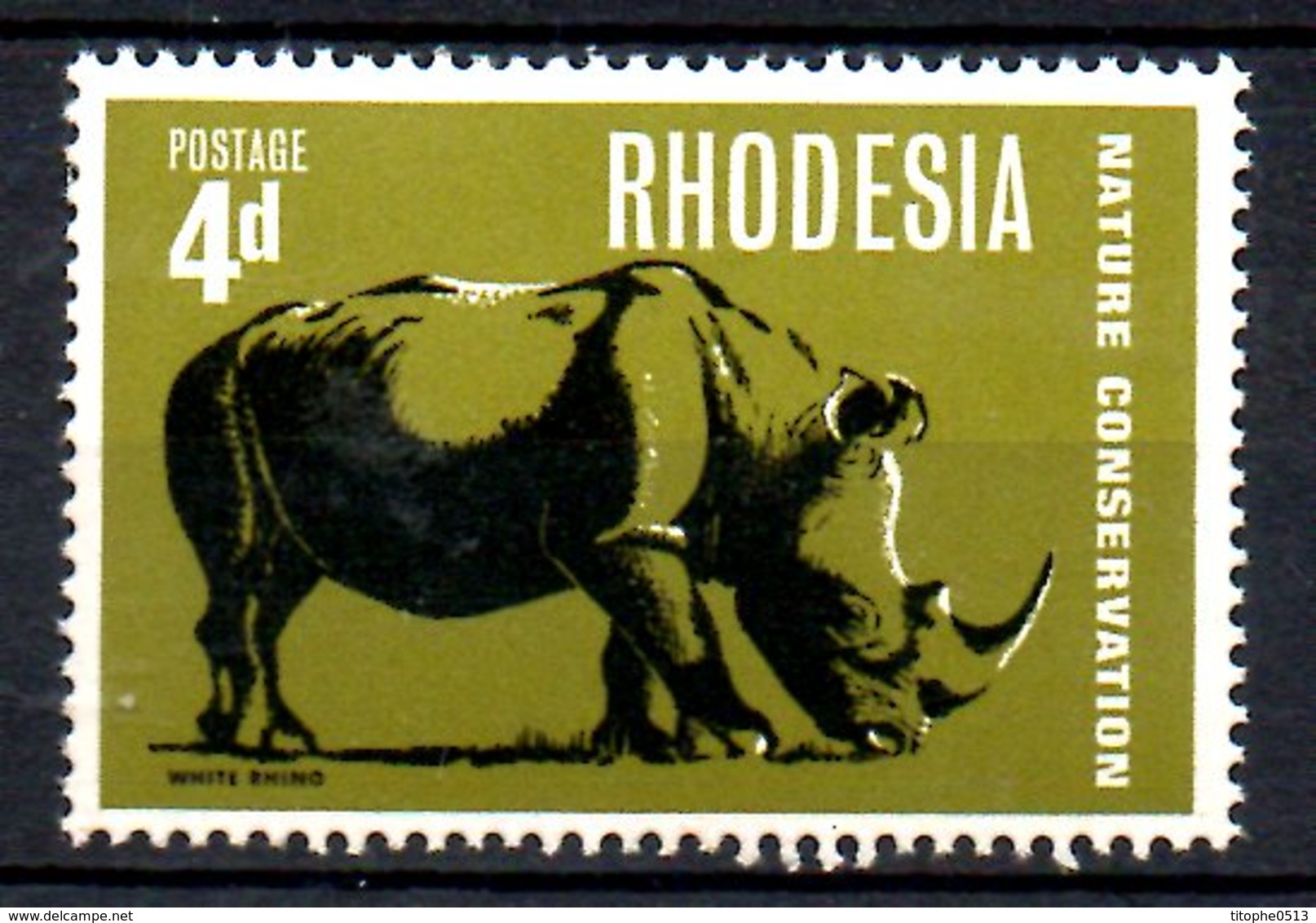 RHODESIE DU SUD. N°160 De 1967. Rhinocéros. - Rhinozerosse