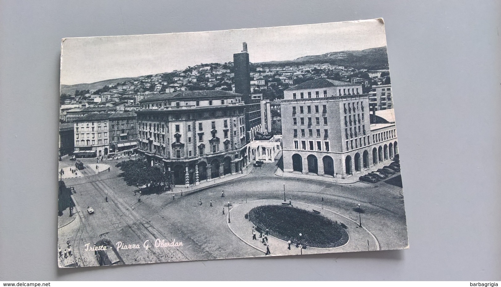 CARTOLINA TRIESTE - PIAZZA G. OBERDAN - Trieste