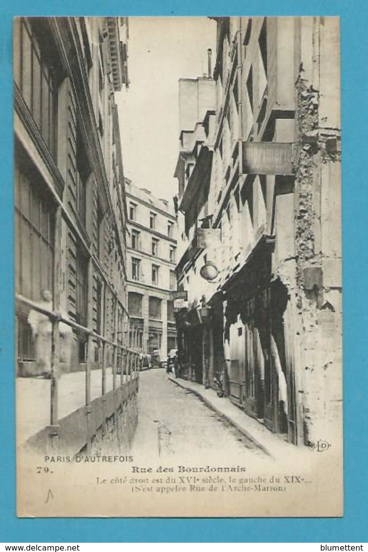 CPA 79 - PARIS D'AUTREFOIS - Rue Des Bourdonnais - Andere & Zonder Classificatie