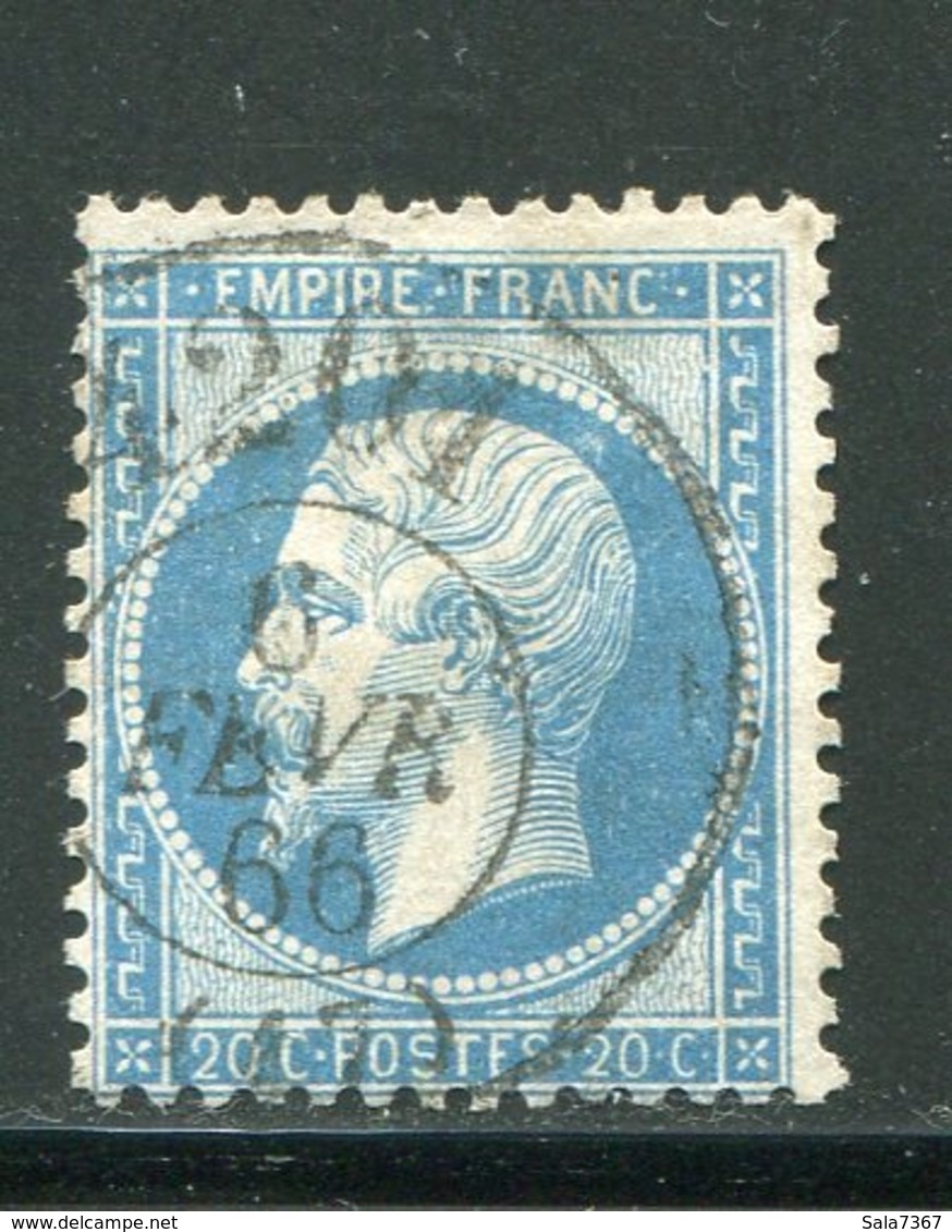 Y&T N°22 Bureau De Passe 4201 - 1862 Napoléon III.