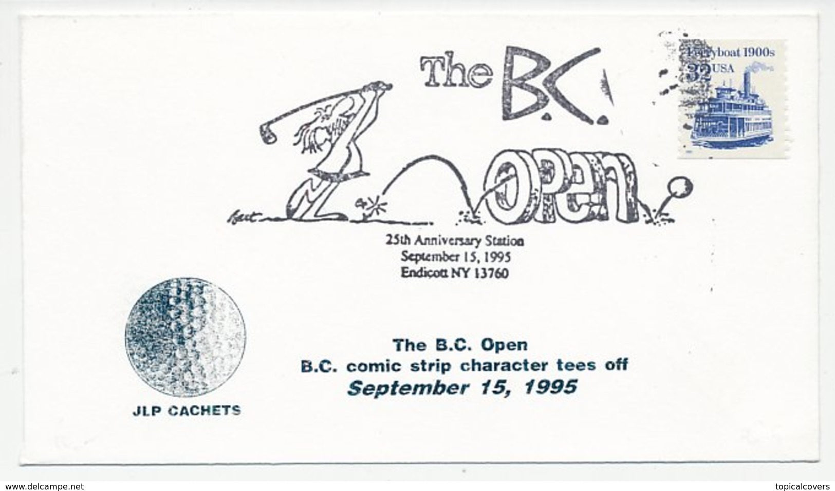 Cover / Postmark USA 1995 Golf - The B.C. Open - Other & Unclassified