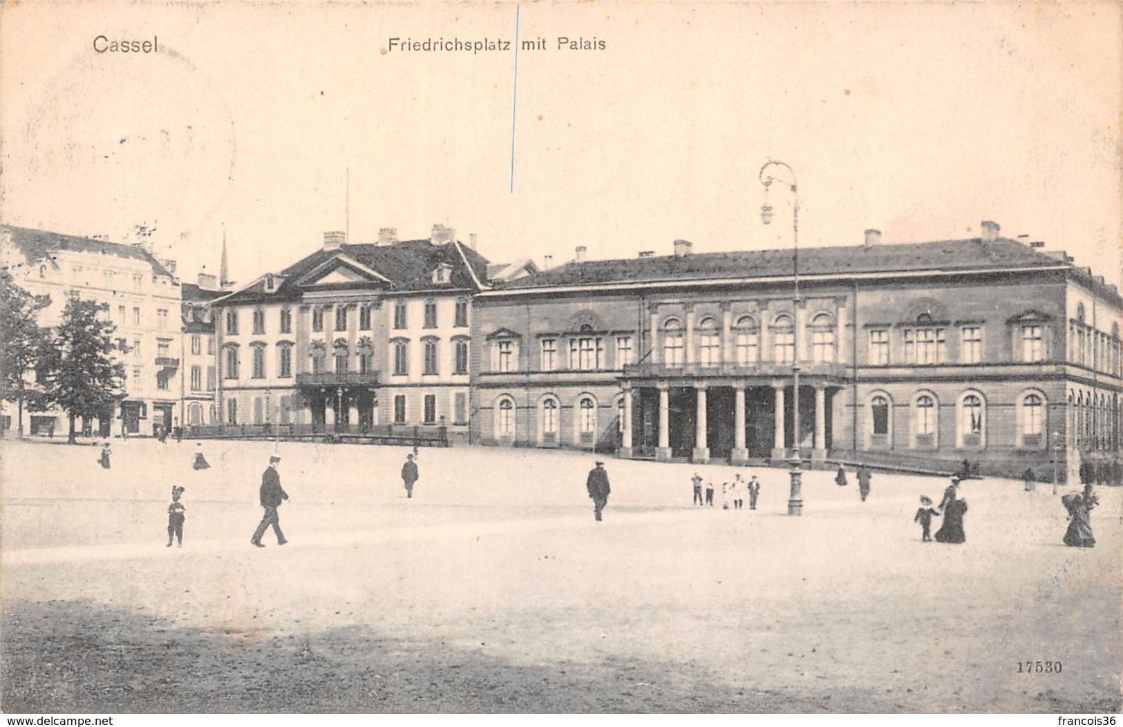Allemagne - Kassel Cassel - Friedrichsplatz Mit Palais 1908 - Kassel