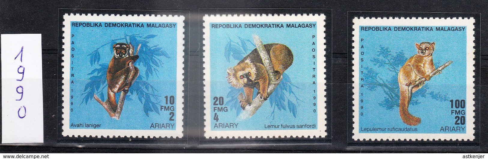 MADAGASCAR - REPUBLIQUE MALGACHE - 1990 Et 1991 - Petit Lot De Timbres Dentelé De L'année 1990 Et 1991 - Madagascar (1960-...)