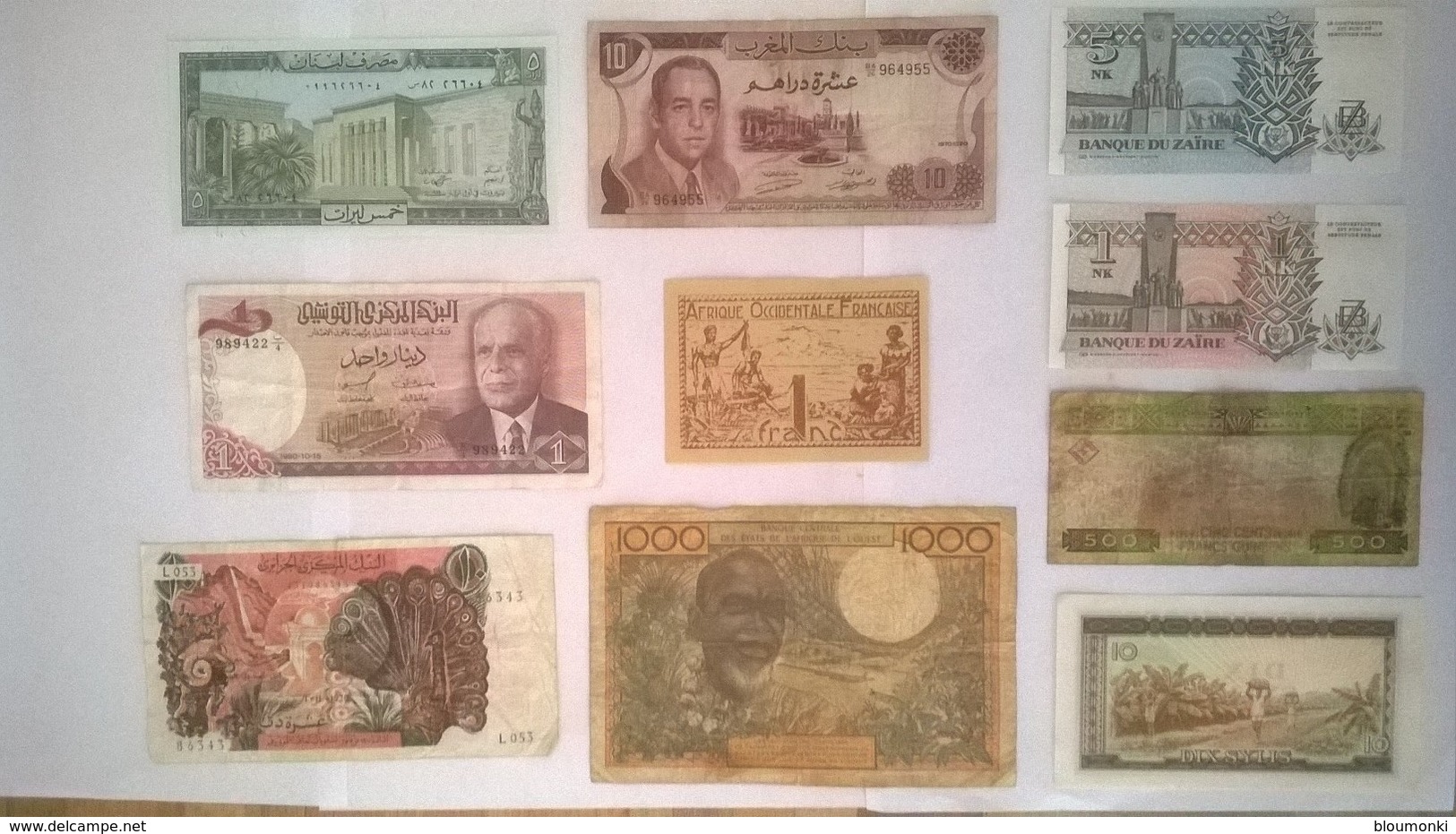 Lot De 10 Billets De Banque AFRIQUE - Autres - Afrique