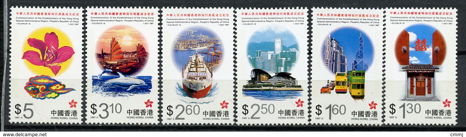 1997 - HONG KONG - Catg. Mi. 820/825 - NH (**) - (K-EA-361368.10) - Unused Stamps