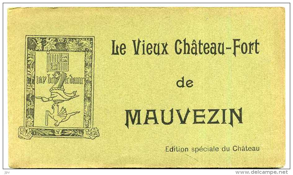 CARNET : 12 CARTES  - LE VIEUX CHÄTEAU-FORD DE MAUVEZIN - Edition Spéciale Du Château - Autres & Non Classés