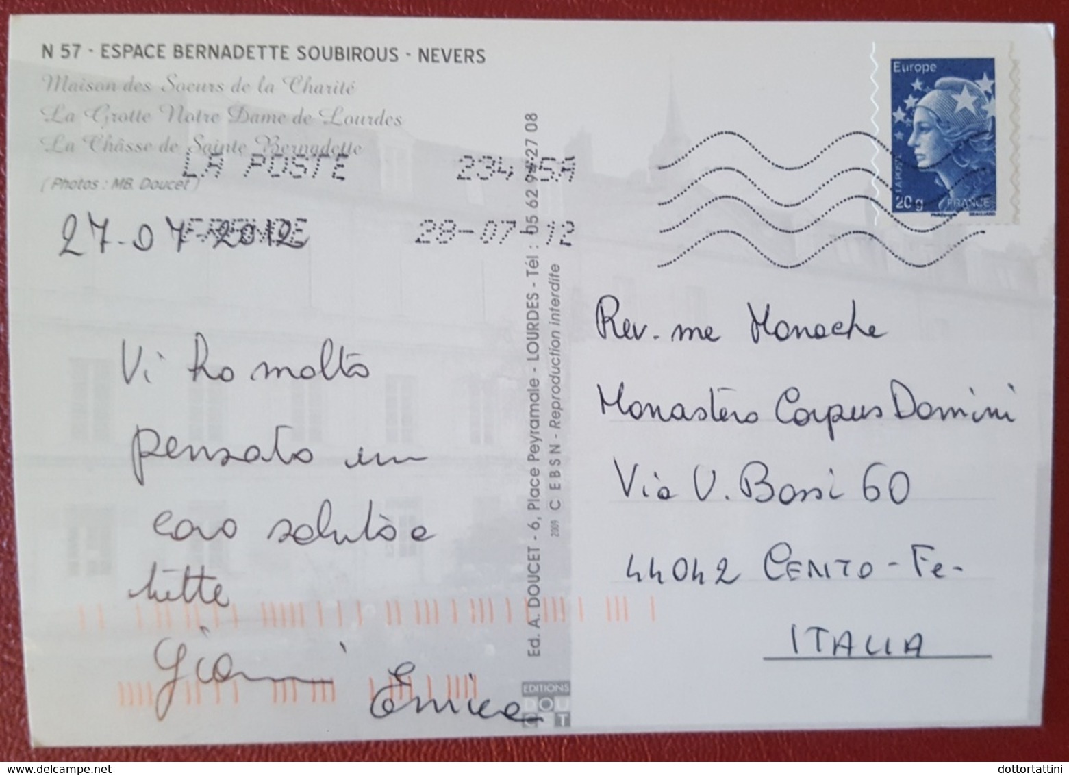 NEVERS [58] - Maison Des Soeurs De La Charité - Espace Bernadette Soubirous VG  F2 - Nevers