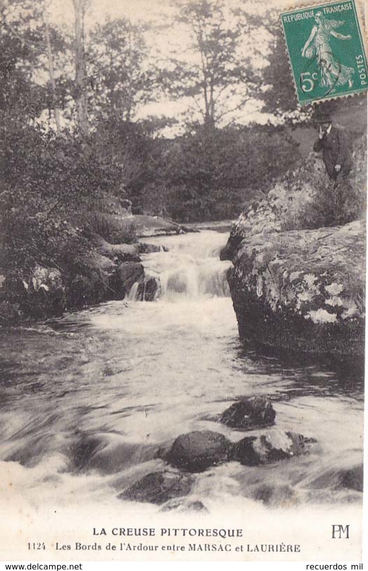 Les Bords De L'Ardour Entre Marsac Et Lauriere  1915 - Lauriere