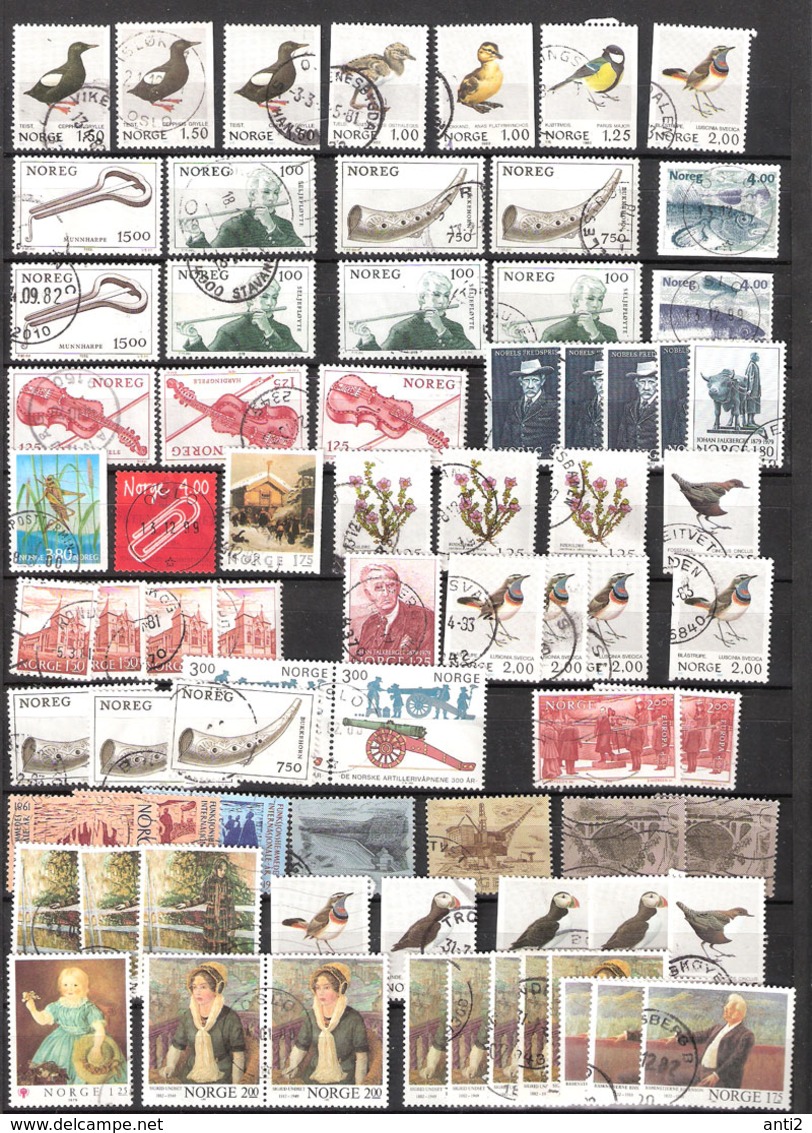 Norway - Lot 4 Used Stamps, See Scan - Colecciones