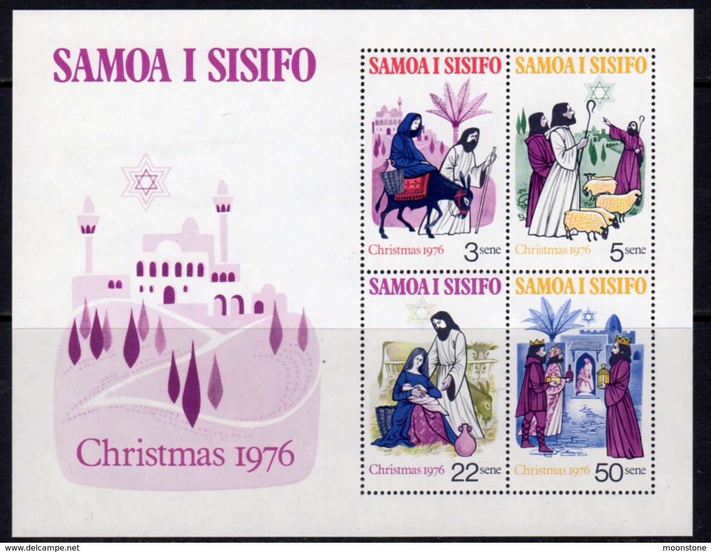 Samoa 1976 Christmas MS, MNH, SG 478 - Samoa