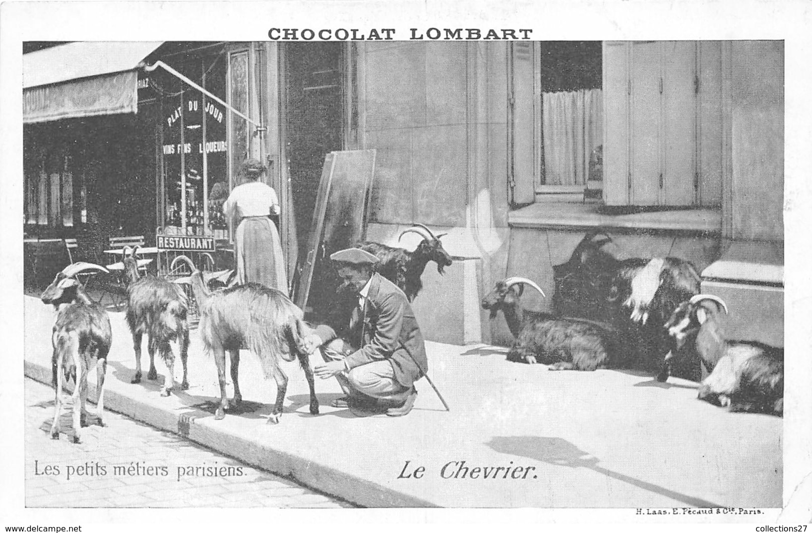 75-LES PETITS METIERS DE PARIS- LE CHEVRIER - CHOCOLAT LOMBART - Ambachten In Parijs