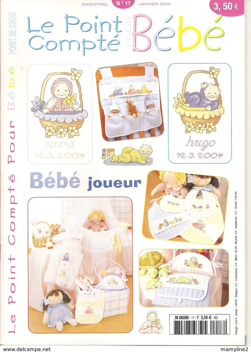 01 Le Point Compté Pour Bébé - N°17 - Janvier 2005 - Cross Stitch