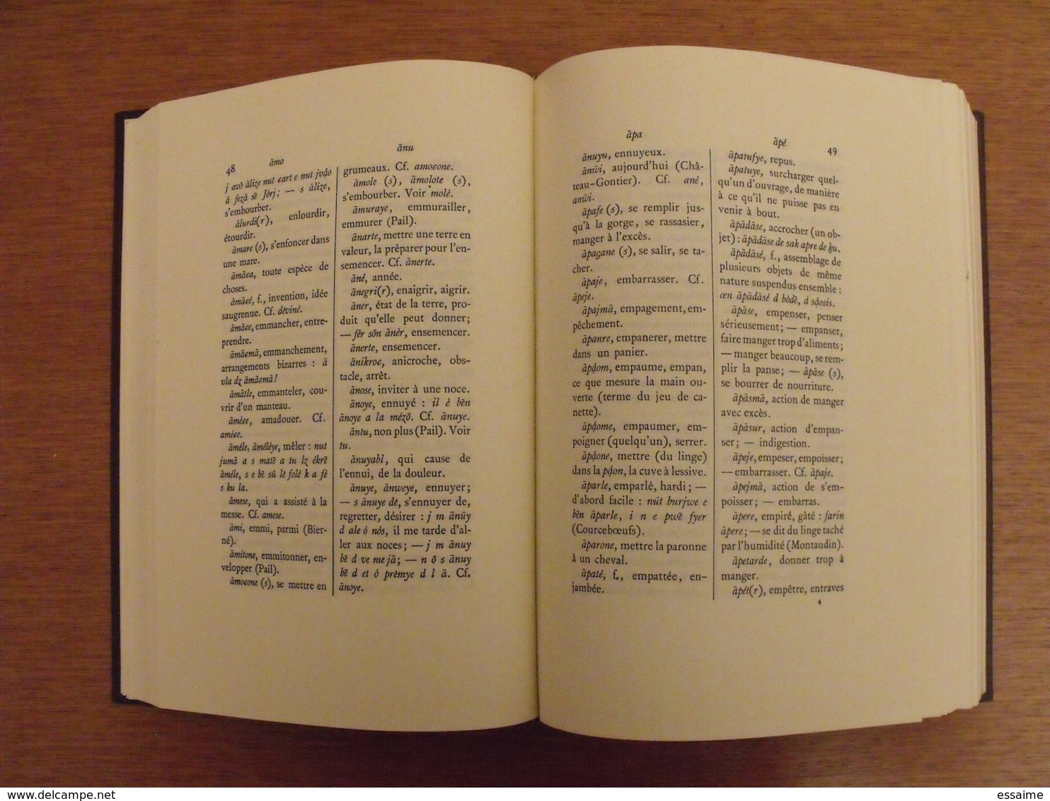 Glossaire Des Parlers Du Bas-maine (Mayenne). Georges Dottin. 1978 (300 Exemplaires) - Pays De Loire