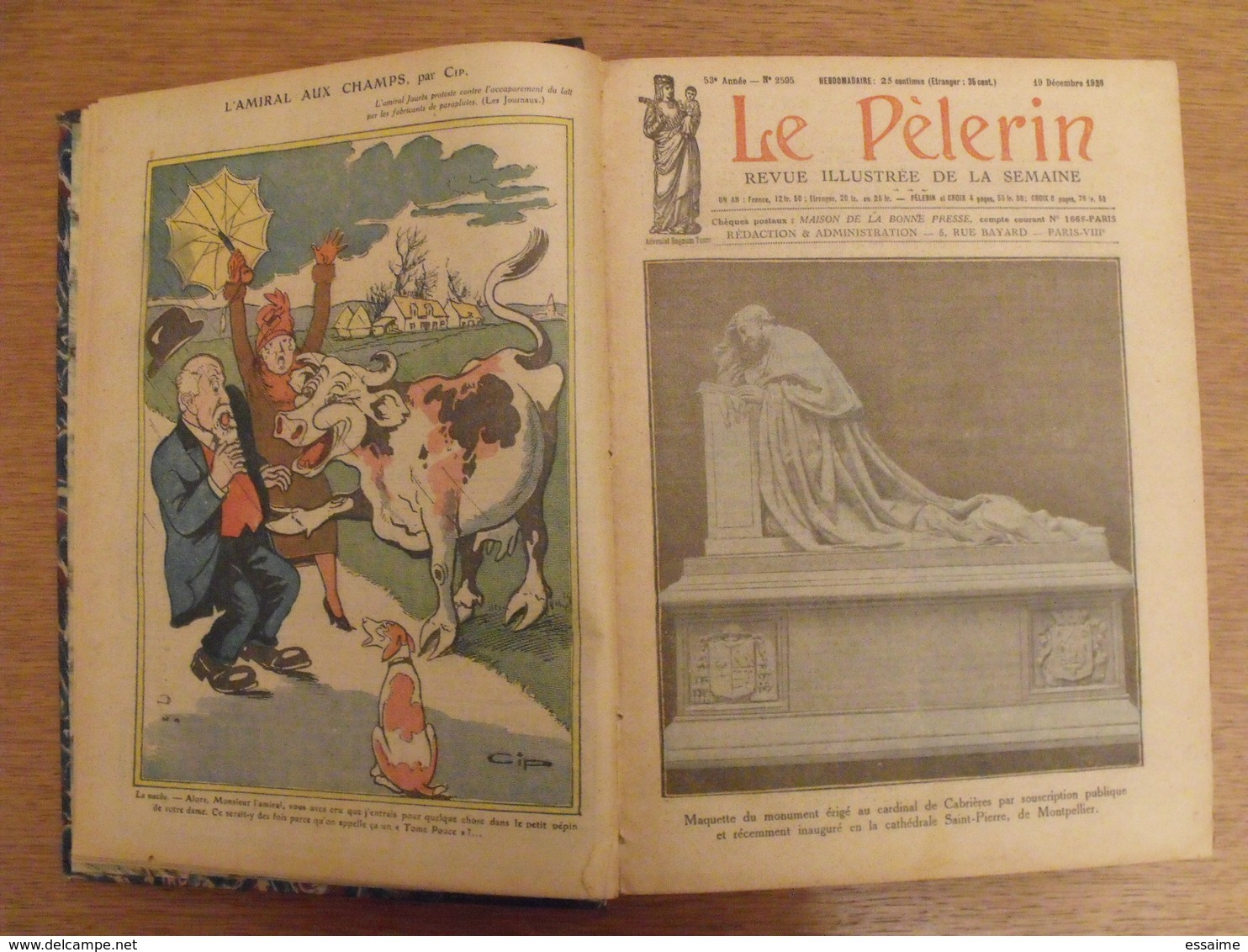 Reliure Recueil Le Pélerin De 1926-27 (décembre/décembre). Nombreuses Illustrations BD - Autre Magazines