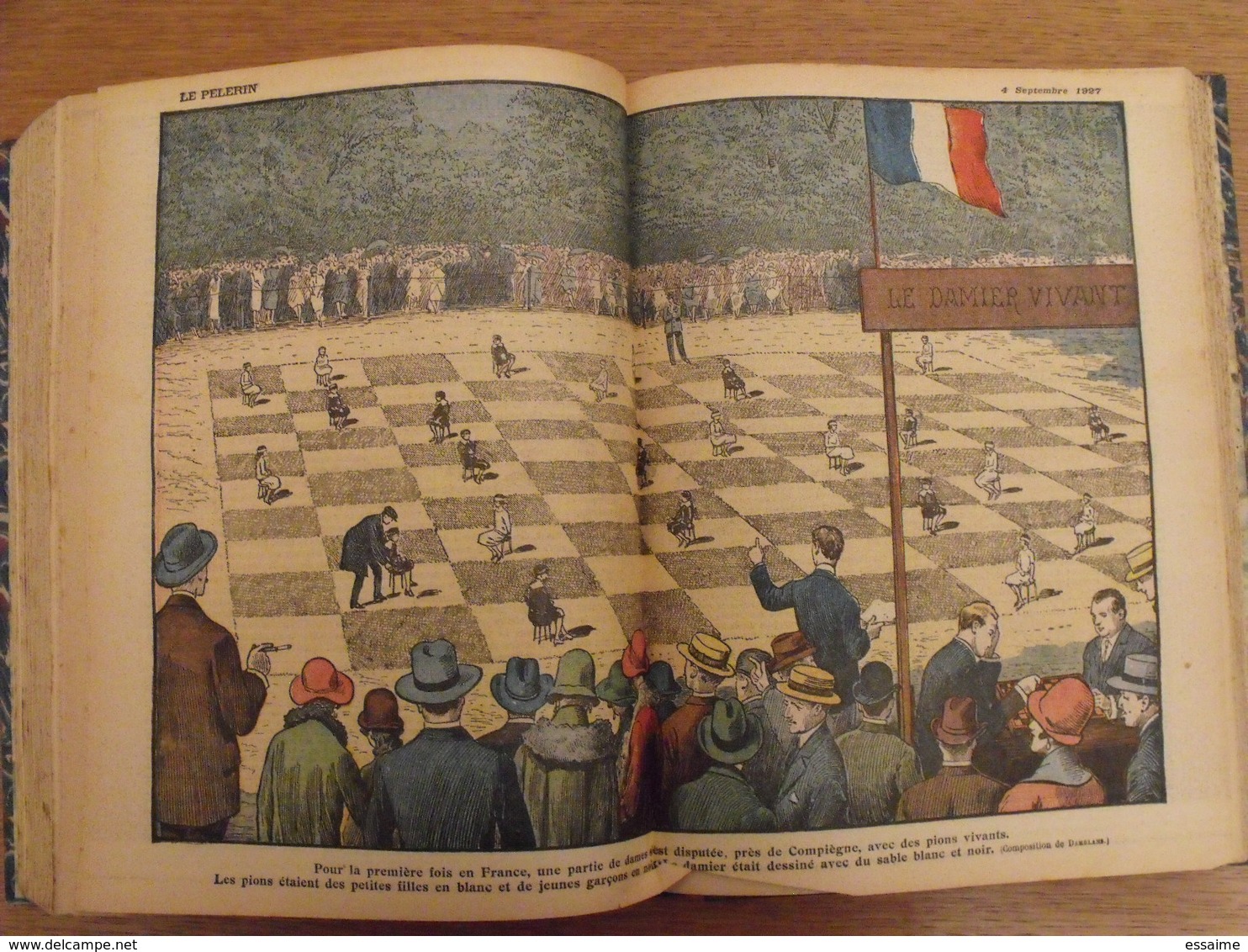 reliure recueil Le pélerin de 1926-27 (décembre/décembre). nombreuses illustrations BD