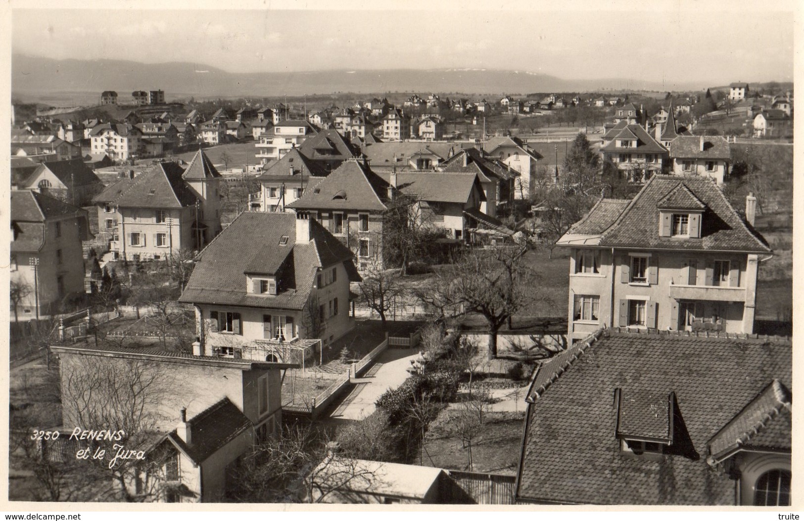 RENENS ET LE JURA (CARTE PHOTO ) - Renens