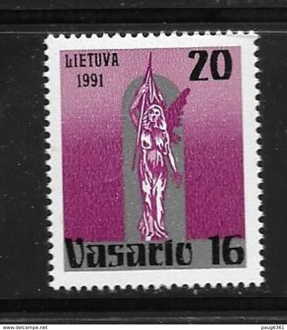 LITUANIE 1991 JOURNEE NATIONALE  YVERT N°403  NEUF MNH** - Lithuania