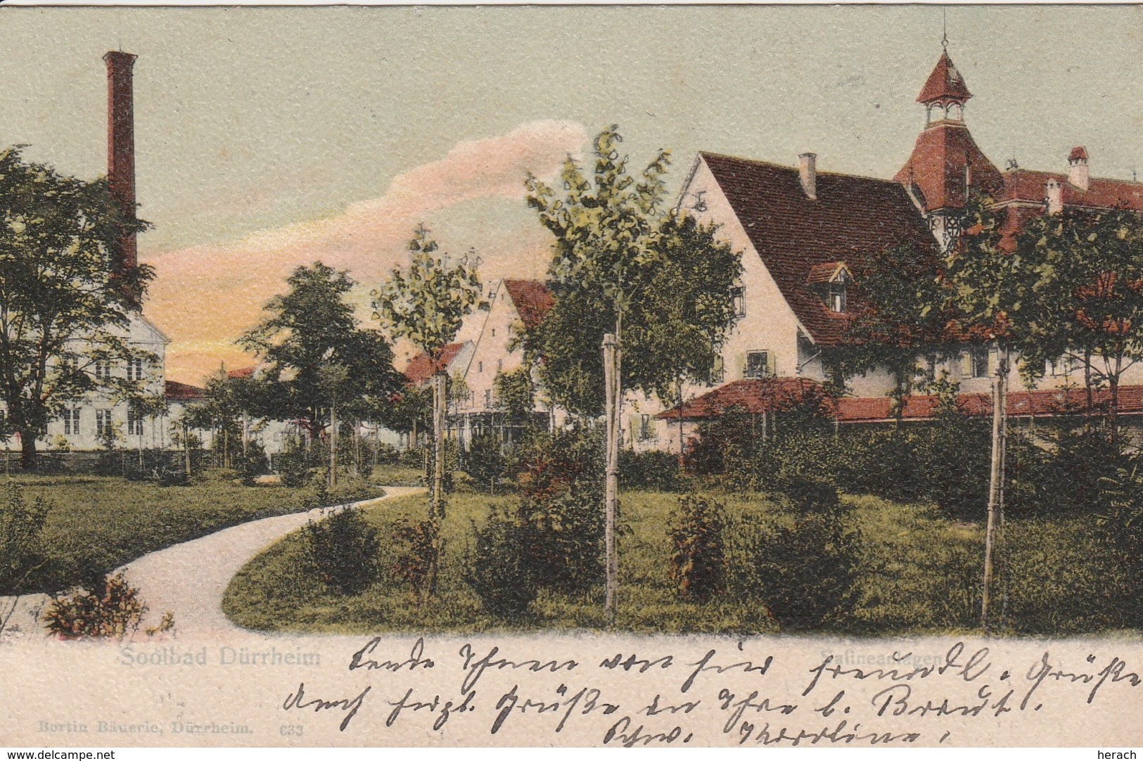 Allemagne Carte Postale Dürrheim 1913 - Bad Duerrheim