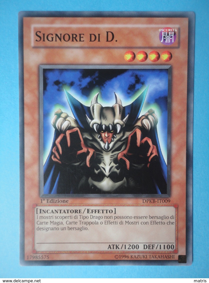 Signore Di D. - Serie DUELIST PACK KAIBA - 2010 - DPKB IT009 - Yu-Gi-Oh