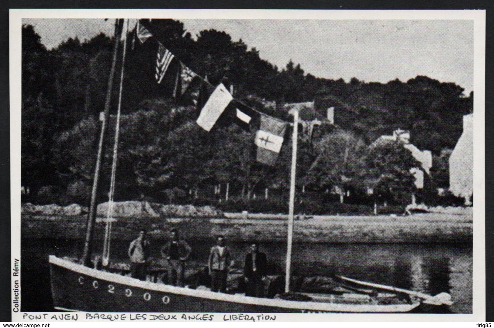 1976  --  PONT AVEN  FETES DE LA LIBERATION  BARQUE LES DEUX ANGES  3P148 - Non Classés