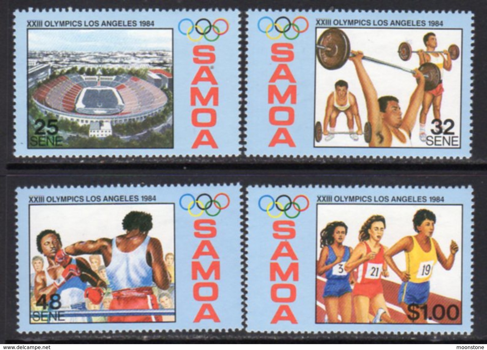 Samoa 1984 Olympic Games Set Of 4, MNH, SG 678/81 - Samoa