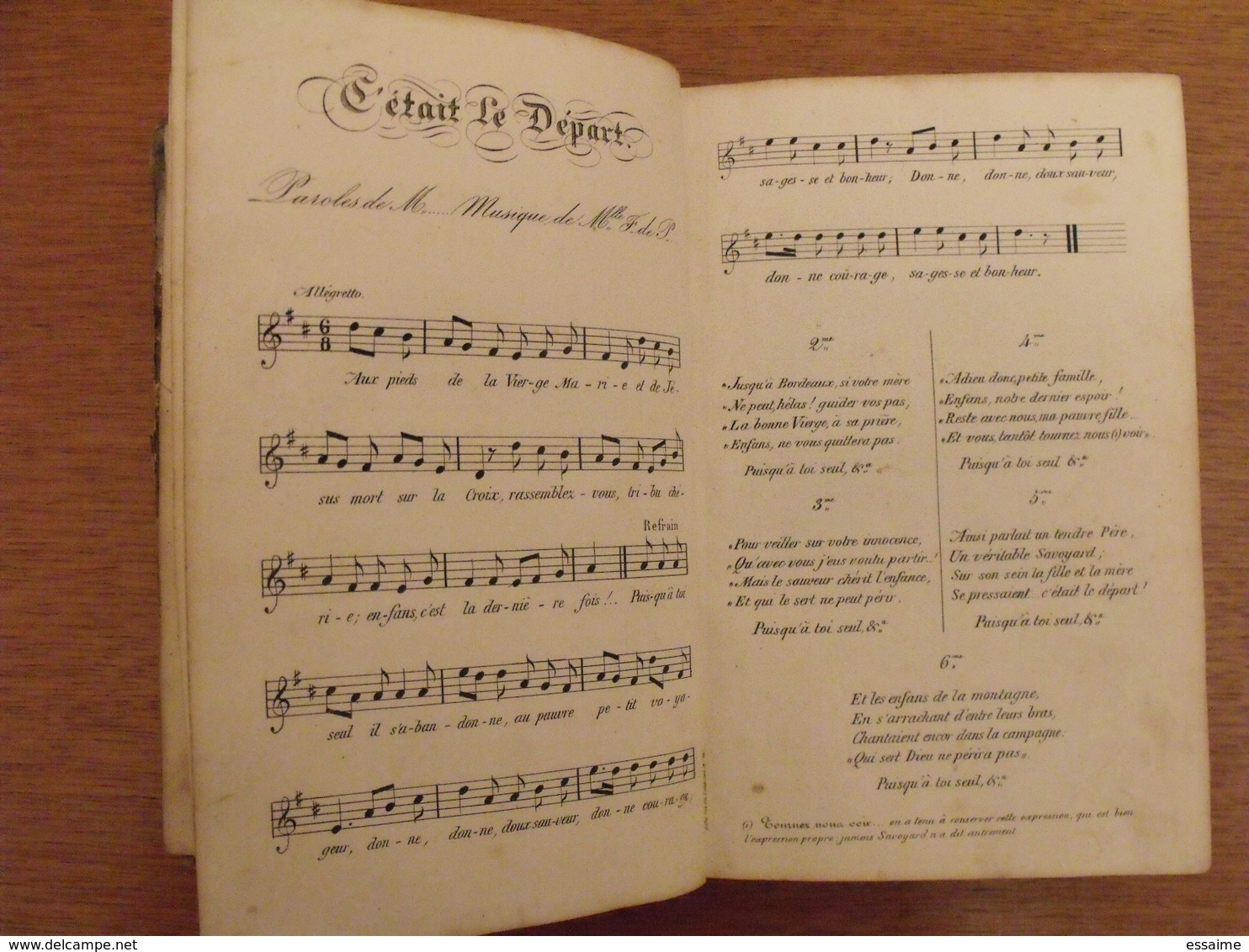 Album Savoyard Dédié Aux Enfans Des Savoyards De Bordeaux Par Ad. D.. 1833 + Histoire D'une Marmotte 1834 - 1801-1900