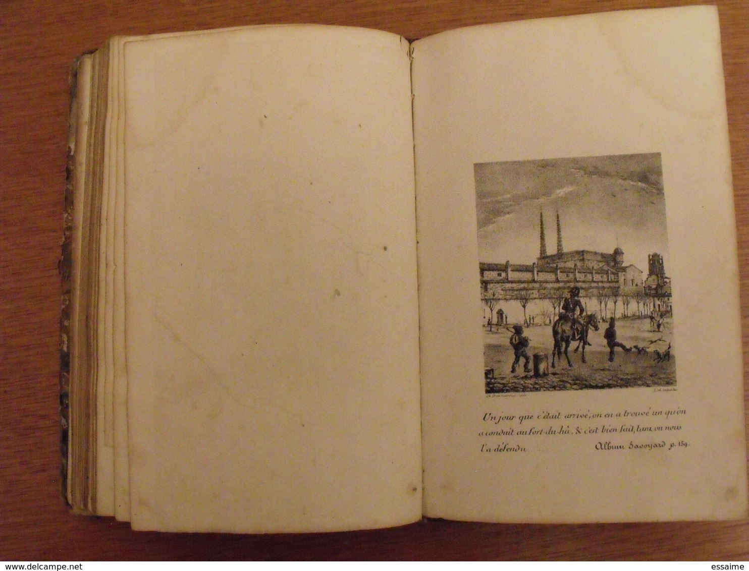 Album Savoyard dédié aux enfans des Savoyards de Bordeaux par Ad. D.. 1833 + histoire d'une marmotte 1834