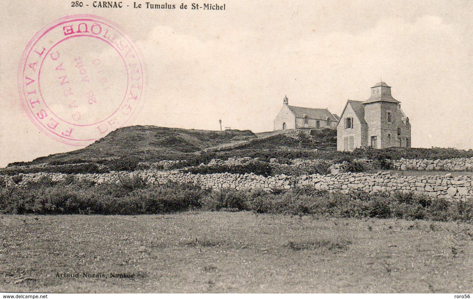 Festival De Gymnastique De Carnac 1910-Mouvement D'Ensemble-4Cpa Avec Le Cachet(plus Ou Moins Bien Marqué)-Rare - Carnac