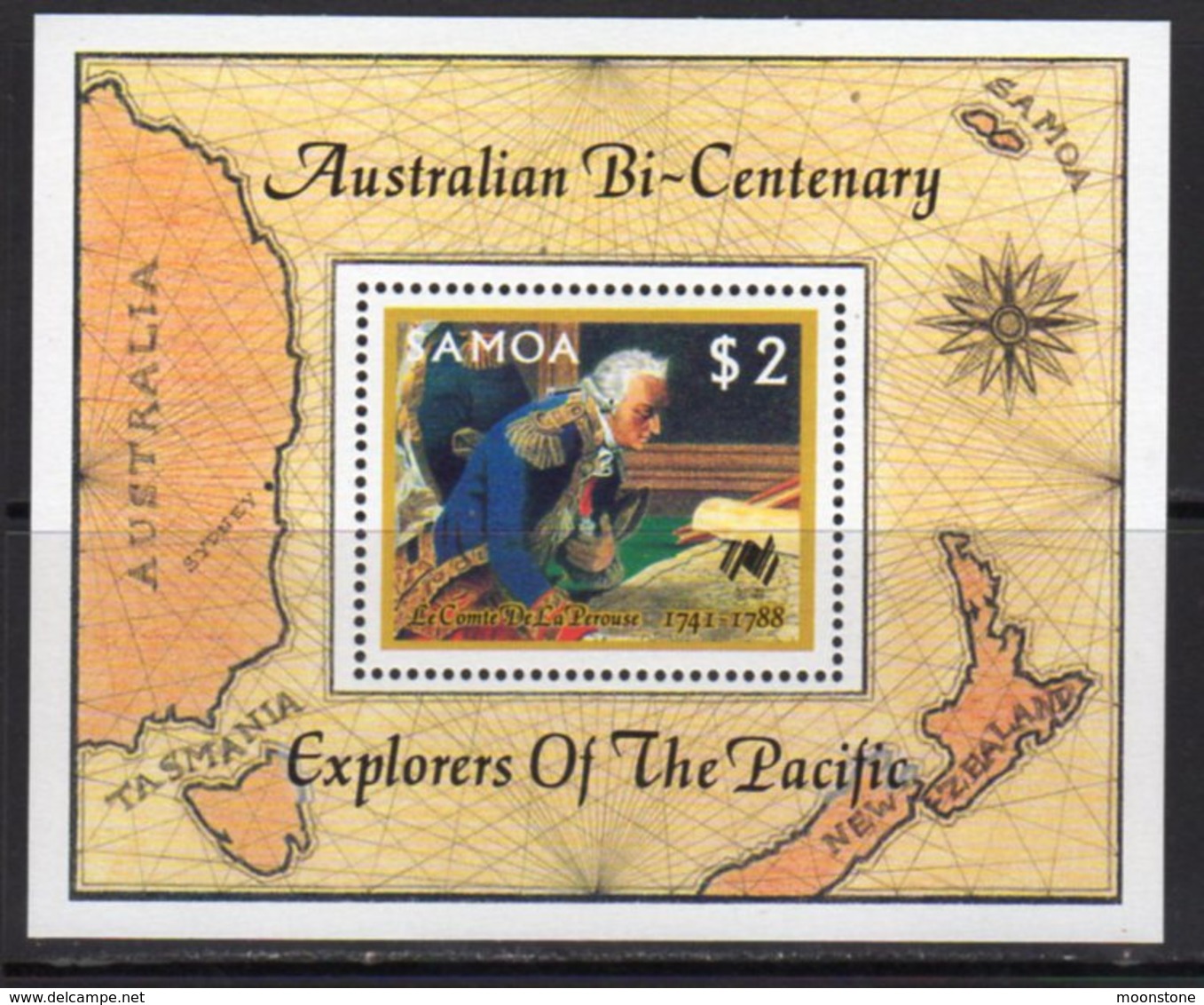 Samoa 1987 Australian Bicentenary MS, MNH, SG 762 - Samoa