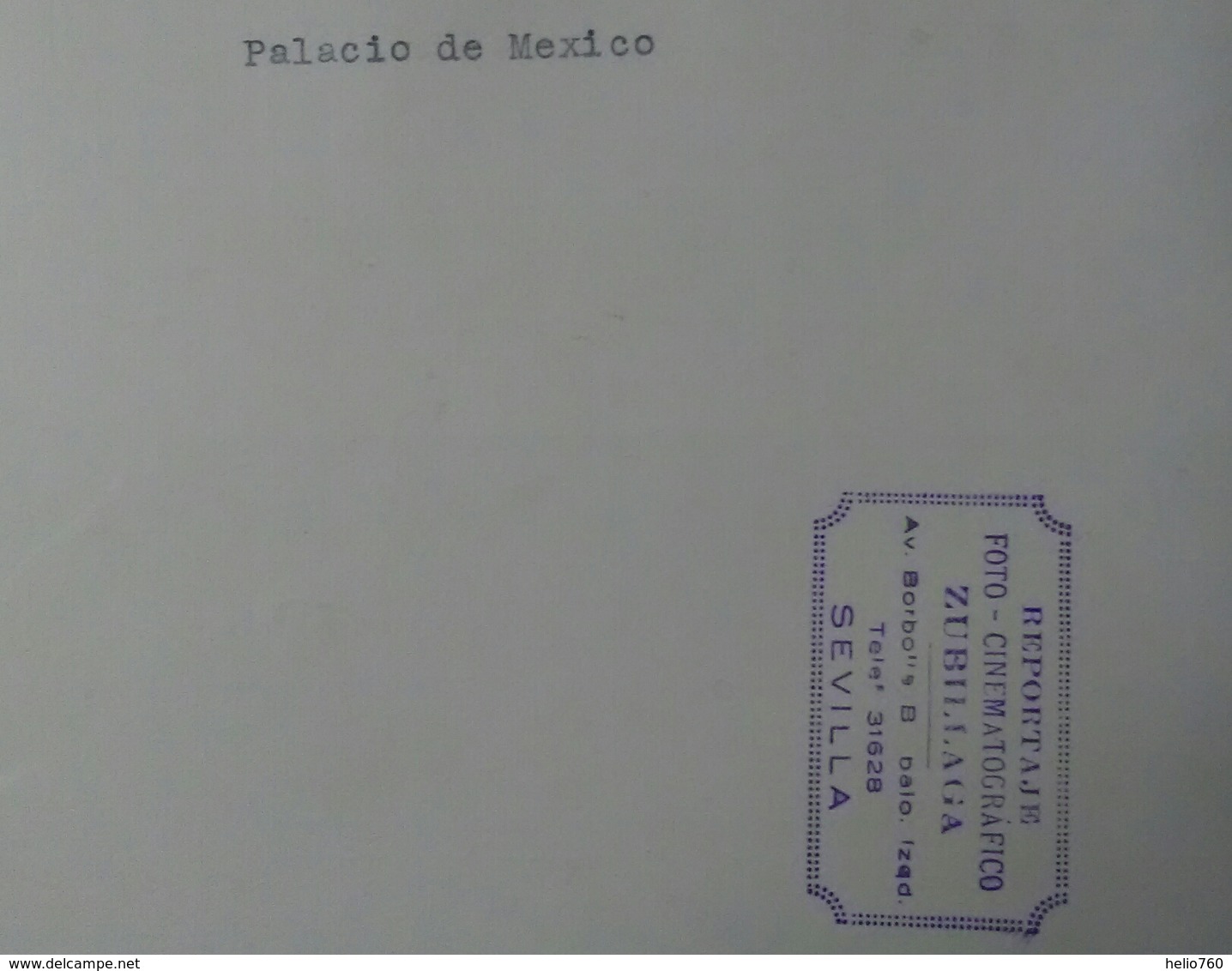 Espagne Sevilla 1929 Exposicion Hibero  Americana Palacio De Mexico Foto Zubillaga  Espagne Séville - Places