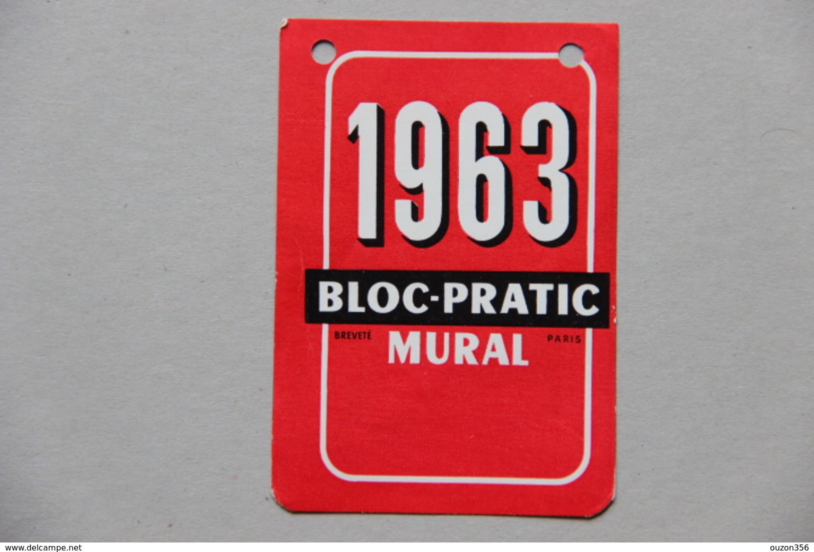 Calendrier Bloc-Pratic 1963 - Small : 1961-70